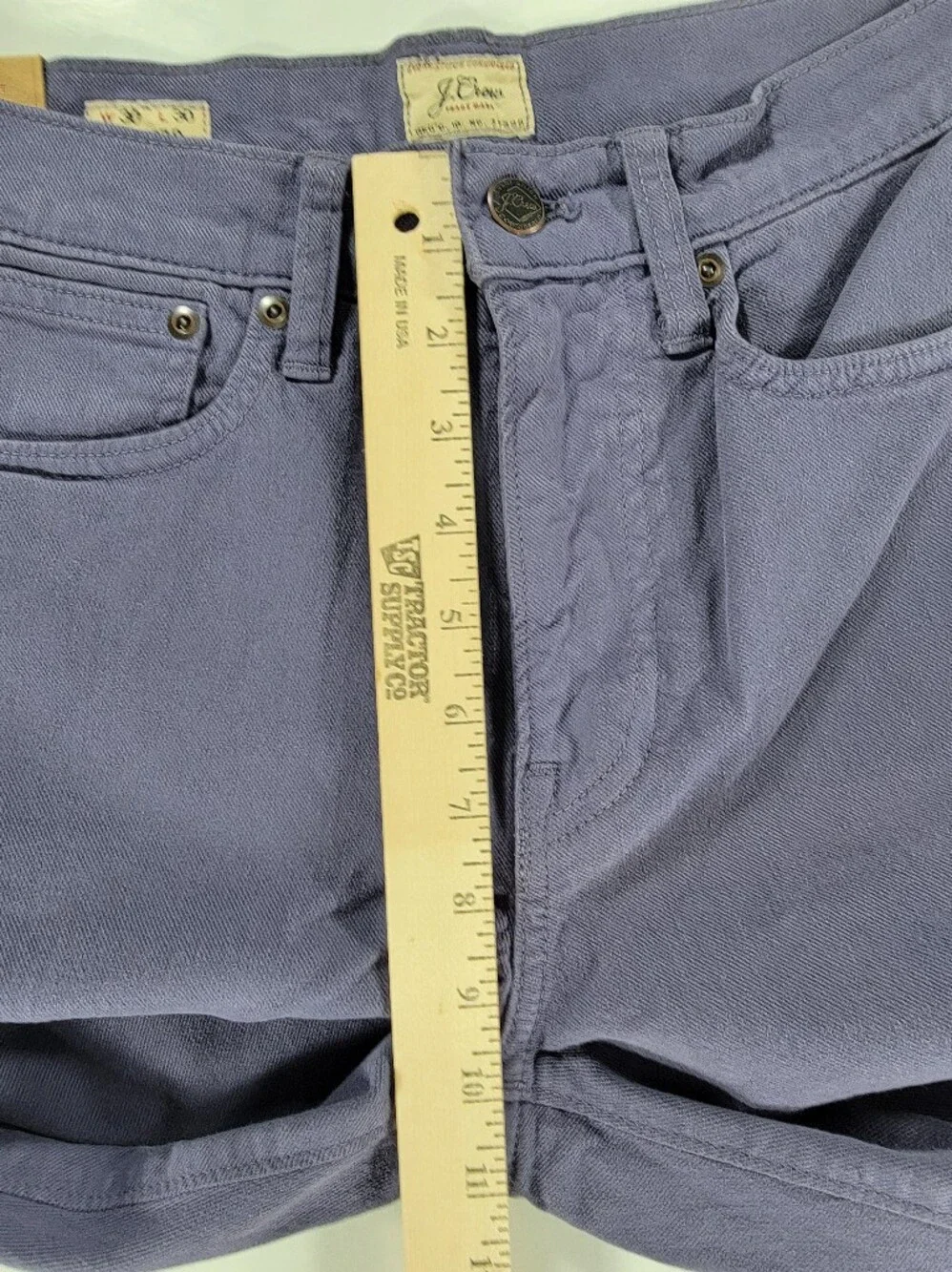 NEW J. Crew Men's 770 Straight Fit Stretch Jeans Gray Blue 30X30 NWT Denim